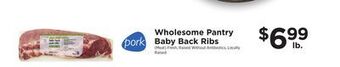ShopRite Baby back ribs offer