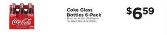 ShopRite Glass bottles 6-pack offer