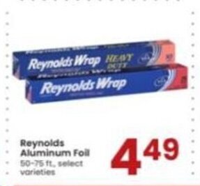 Albertsons Reynolds Aluminum Foil 50-75 ft. offer