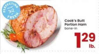 Albertsons Cook's Butt Portion Ham offer