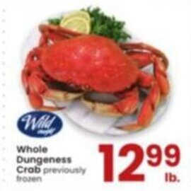Albertsons Whole Dungeness Crab offer