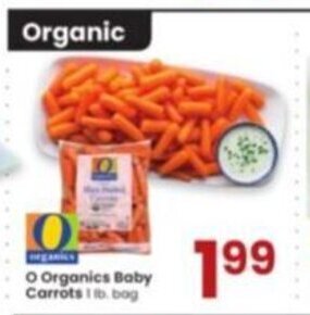 Albertsons O Organics Baby Carrots offer