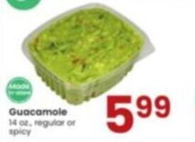 Albertsons Guacamole 14 oz. offer