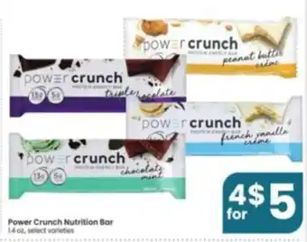 Albertsons Power Crunch Nutrition Bar offer