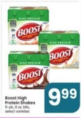 Albertsons Boost High Protein Shakes offer