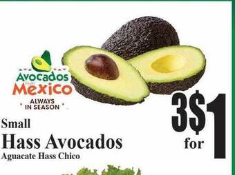 Baja Ranch Small hass avocados offer