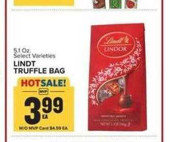 Food Lion Lindt truffle bag offer