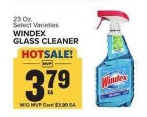 Food Lion Windex glass cleaner offer