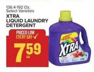 Food Lion Xtra liquid laundry detergent offer