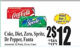 Baja Ranch Coke, diet, zero, sprite, dr pepper, fanta offer