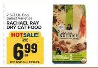 Food Lion Rachael ray dry cat food offer