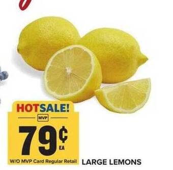 Food Lion Large lemons offer