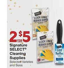 Market Street Signature select cleaning supplies offer