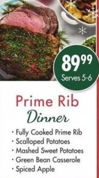 Safeway Prime Rib Dinner offer