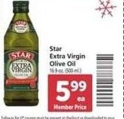 Safeway Star Extra Virgin Olive Oil offer