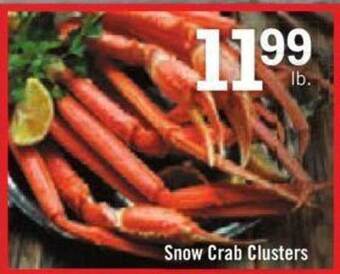 Price Chopper Snow crab clusters offer