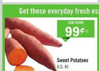 Price Chopper Sweet potatoes offer