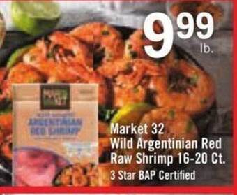Price Chopper Market 32 wild argentinian red raw shrimp offer