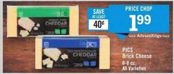 Price Chopper Pics brick cheese offer