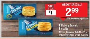 Price Chopper Pillsbury grands! biscuits offer