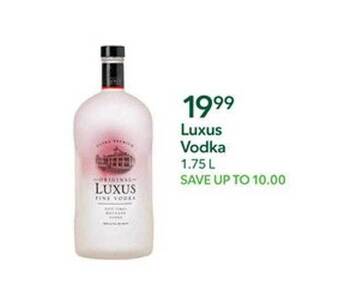 Publix Luxus vodka offer