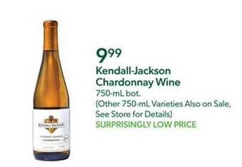 Publix Kendall-jackson chardonnay wine offer
