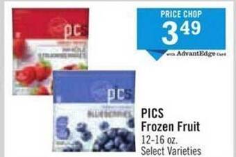 Price Chopper Pics frozen fruit offer
