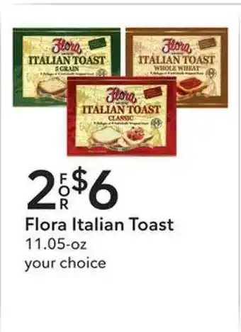 Publix Flora italian toast offer