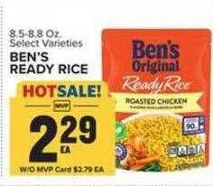 Food Lion Ben's ready rice offer