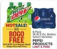 Food Lion Pepsi products offer