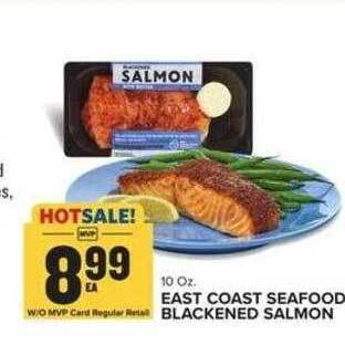 Food Lion East coast seafood blackened salmon offer