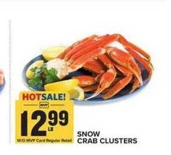Food Lion Snow crab clusters offer
