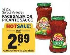 Food Lion Pace salsa or picante sauce offer
