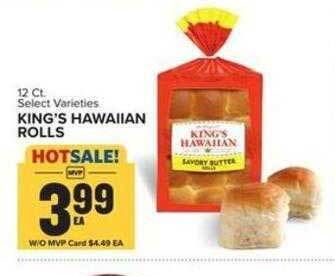 Food Lion King's hawaiian rolls offer