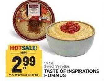 Food Lion Taste of inspirations hummus offer
