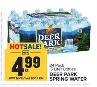 Food Lion Deer park spring water offer
