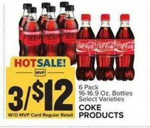 Food Lion Coke products offer
