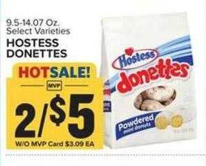 Food Lion Hostess donettes offer