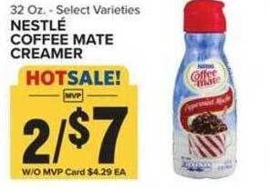 Food Lion Nestlé coffee mate creamer offer