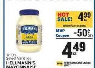 Food Lion Hellmann's mayonnaise offer