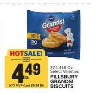 Food Lion Pillsbury grands! biscuits offer