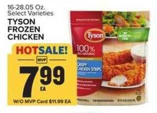 Food Lion Tyson frozen chicken offer