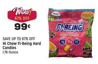 Grocery Outlet Hi chew fi-being hard candies offer