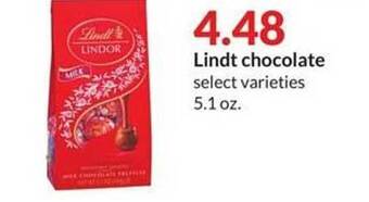Hy-Vee Lindt chocolate offer
