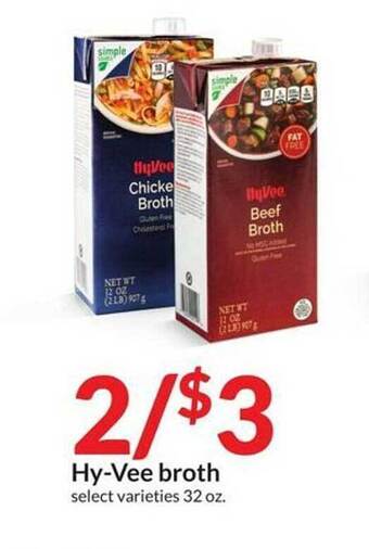 Hy-Vee Hy-vee broth offer
