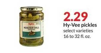 Hy-Vee Hy-vee pickles offer