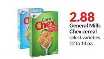 Hy-Vee General mills chex cereal offer