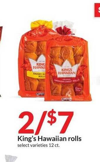 Hy-Vee King's hawaiian rolls offer