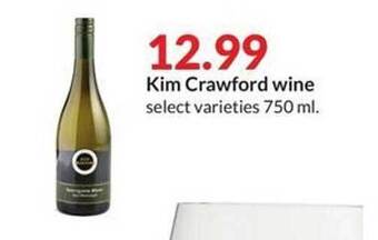 Hy-Vee Kim crawford wine offer