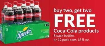 Hy-Vee Coca-cola products offer